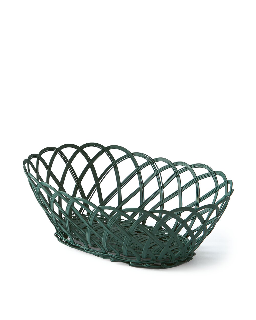 Bakkie kurv, Dark Green - oval